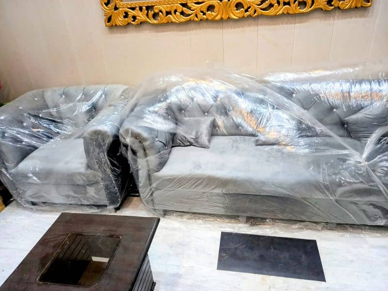 Sofa Sets & bed set pure sheesham wood urgent sale new condition 7