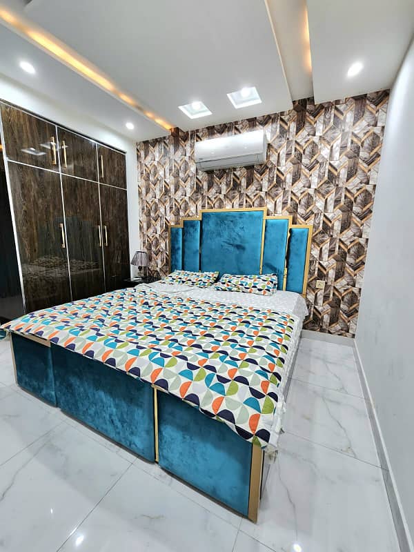 1 Bedroom VIP Full furnish flat per day available in Bahria town Lahore 9