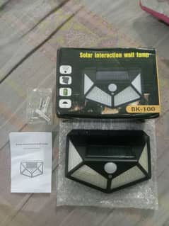 Solar Rechargeable Light With Sensor