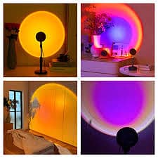 Remote Control RGB Sunset Lamp Projector 16 Colors Changing RGB 1