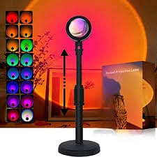 Remote Control RGB Sunset Lamp Projector 16 Colors Changing RGB 3