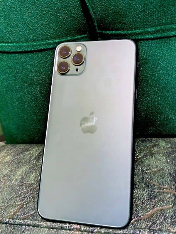 Iphone 11 pro max midnight green non pta jv condition almost 10 by 10 0