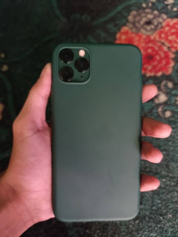 Iphone 11 pro max midnight green non pta jv condition almost 10 by 10 8