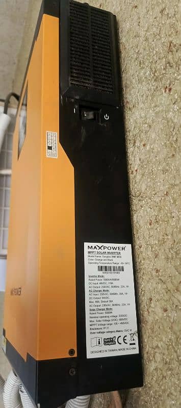 Maxpower Solar Inverter 5kv sell pack 3