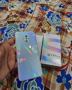 vivo s1pro 8/128 complete box urgent sale connect  wtp no 0327=2632742