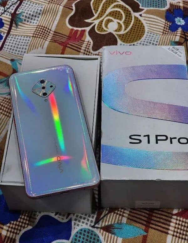 vivo s1pro 8/128 complete box urgent sale connect  wtp no 0327=2632742 0