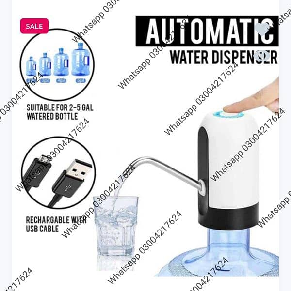 Electric Water Pump Dispenser with USB Auto Charging 2