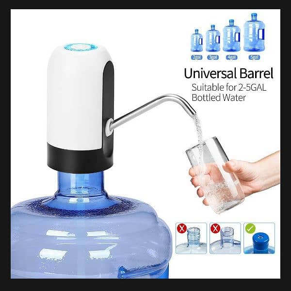 Electric Water Pump Dispenser with USB Auto Charging 9