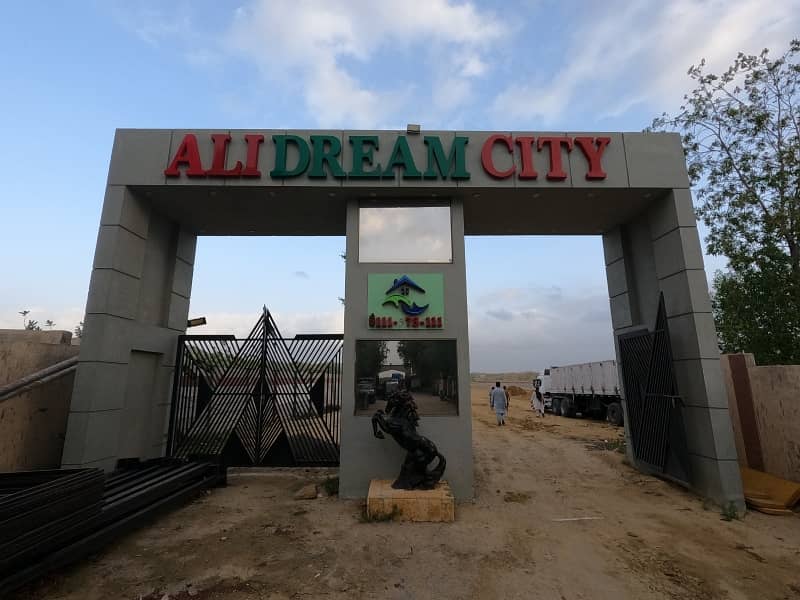 Spacious Prime Location 80 Square Yards Residential Plot Available For sale In Ali Dream City 8