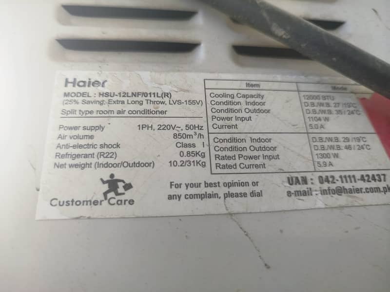 Haier 1 Ton AC for Sale 4