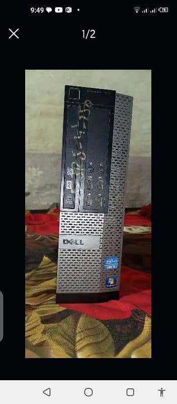 dell optiplex i5 3rh gen ram2gb hdd160 gb (Rs12000) 0