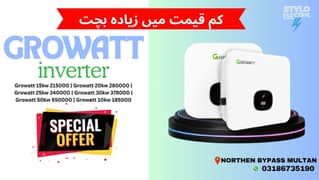 Growatt / 10kw 15kw 20kw Delivery allover Pakistan Wholesale Rate