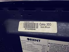 Orient microwave (model cake 30D)