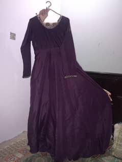 Dress: Maxi,Color: Purple(plum) Size: Medium: chest 21,