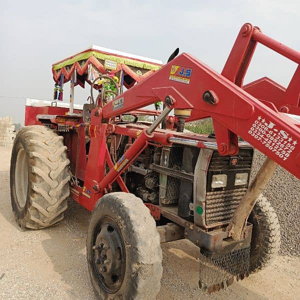 Massey tractor loader 385 9