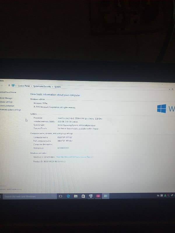 Dell laptop inter cole i3 2nd generation  8 gb ram 0