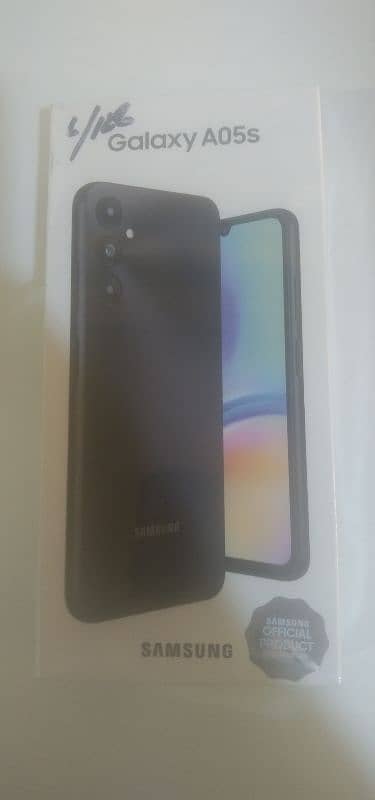 Samsung a05s 6gb ram 128gb black color 1