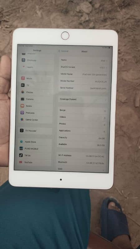 ipad mini 5 (64GB) 10/9.5 2