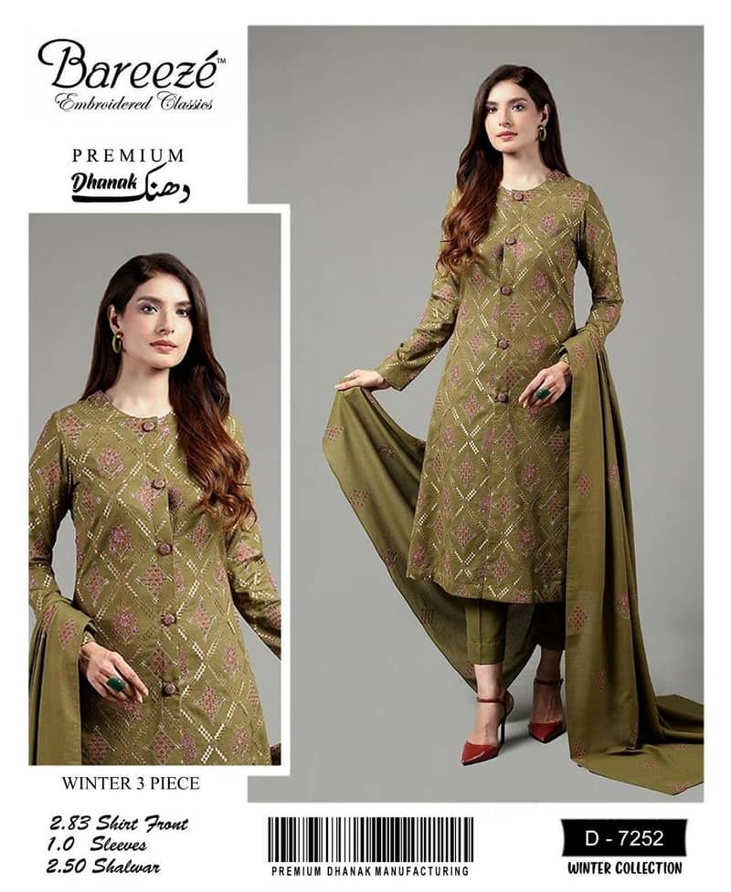 New Variety at Peak Lady | 3 Pc's | Linen Dhanak etc 4