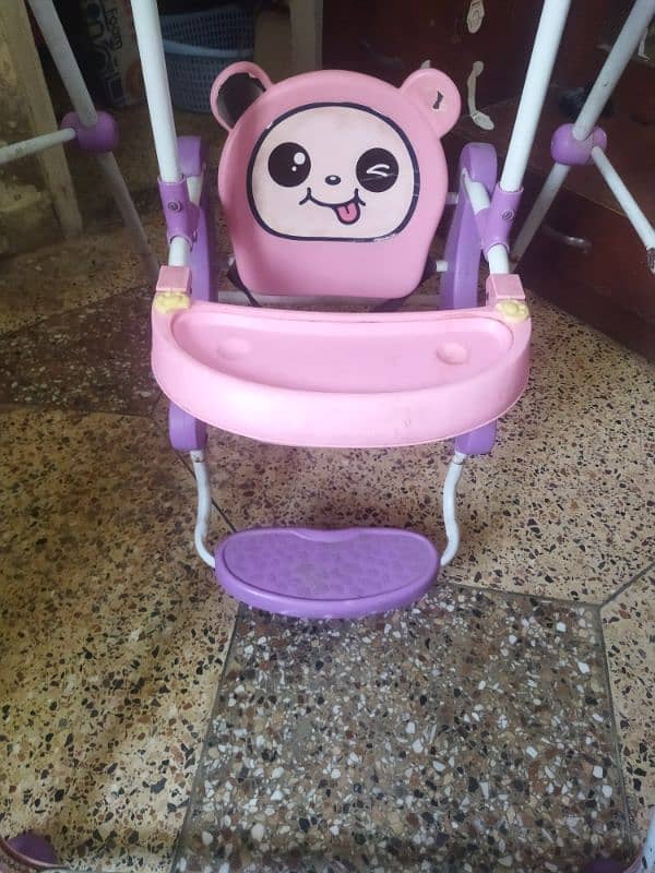 baby swing good condition 1