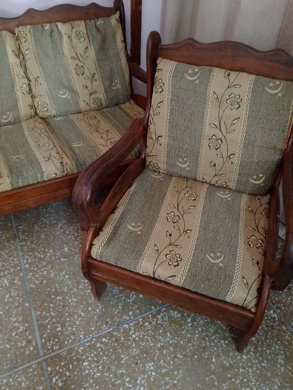 wooden  sofa  set. 3