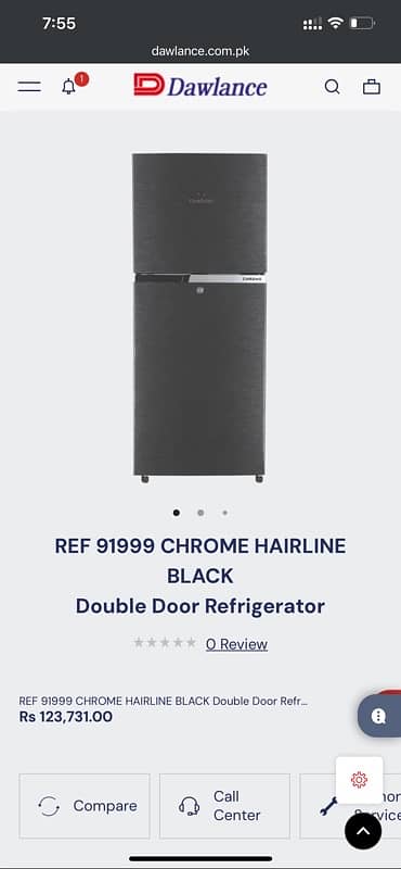 Dawlance new fridge only 3 day use 1