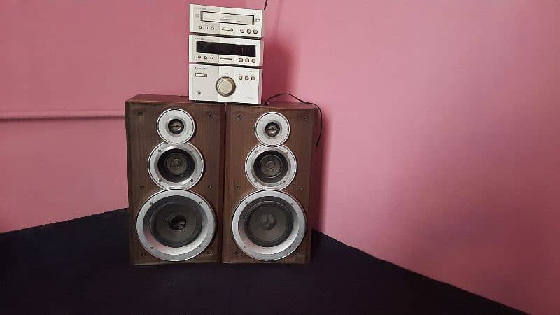 technics amplifier with Japanese speakers 1