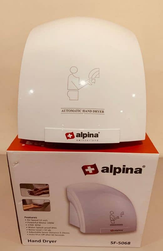 Alpina hand dryer plastic body 0