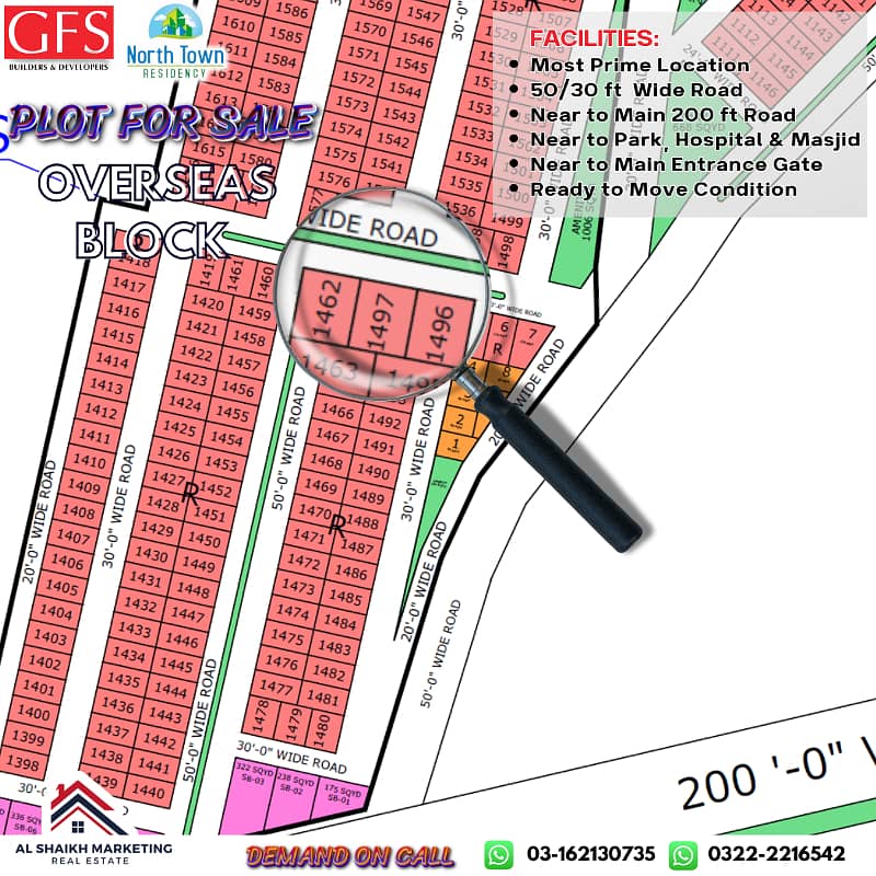 Plot for sale North Town Residency Phase 1 0