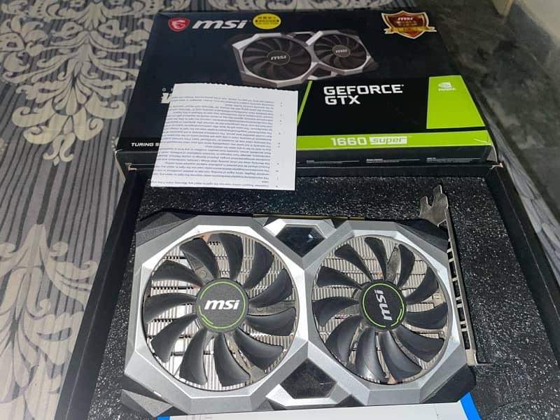 MSI GTX 1660 super 6 GB with box 5