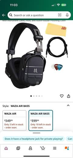 Boss waza air headphones