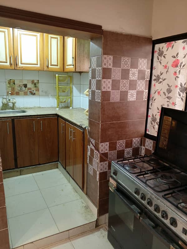 Furnished Flat available. Johar Mor karachi. 2