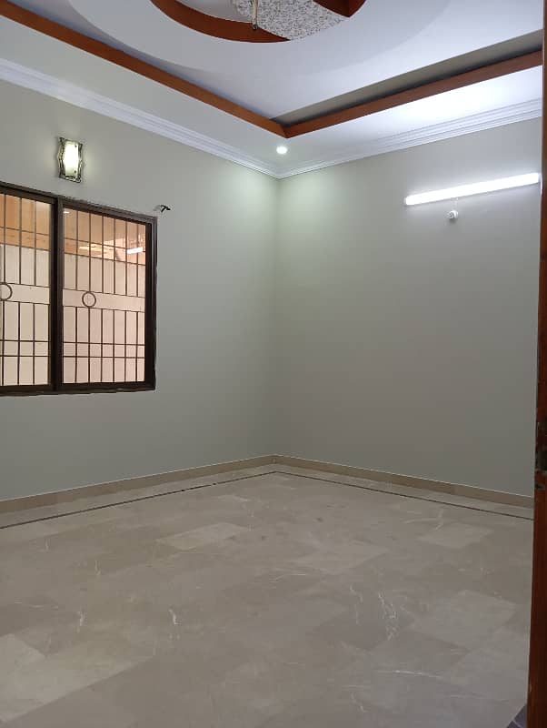 three bed dd ground floor portion for rent in johar 2