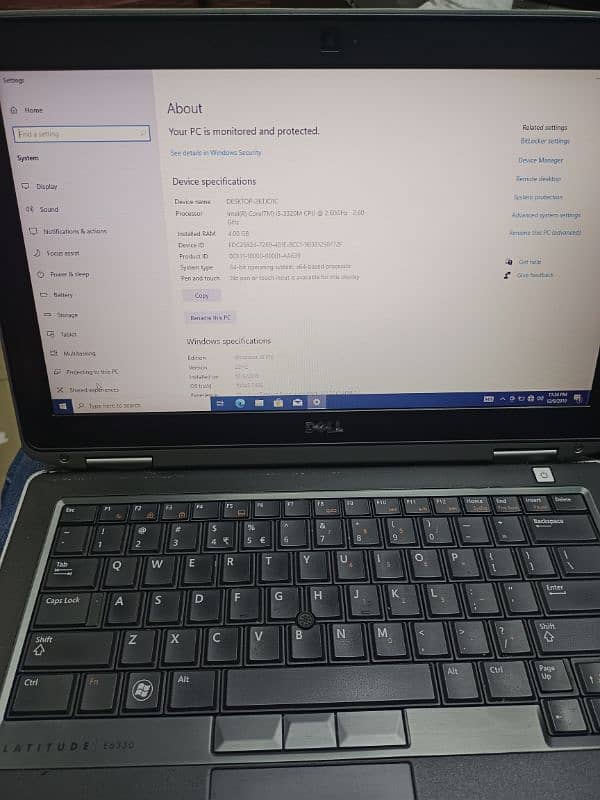 core(TM) i5 3 Gen latitude E 6330 0