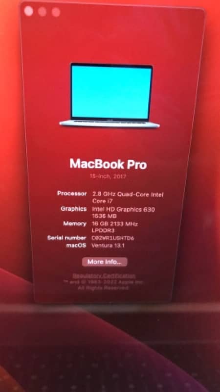 MacBook Pro 2019. . 15”/core i7/16gb/ 512gb Macbook for sale 2