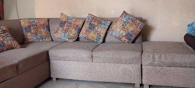 only 2 months used L-shaped sofa for sale 1