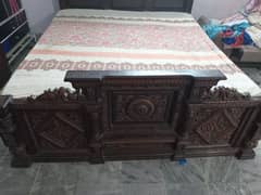 chinyoti king size bed for sale