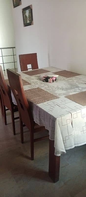 Dining table with 6 chairs 1