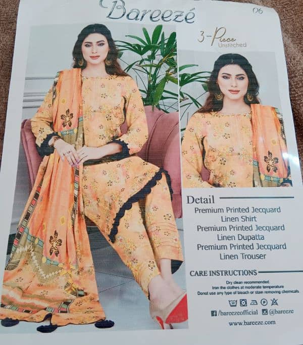 Bareeze 3 PCs suit in just 2300 0