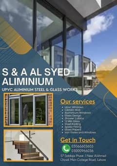 Glass Railling/Upvc Windows/Showers Cabinets/SS Steel/Certain Wall