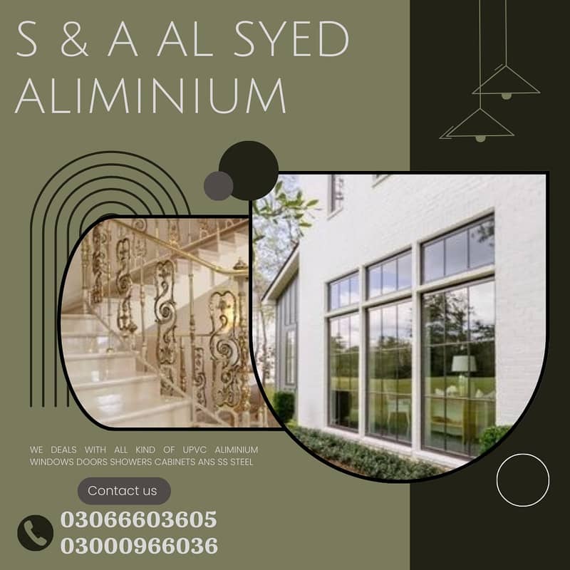 Glass Railling/Upvc Windows/Showers Cabinets/SS Steel/Certain Wall 14