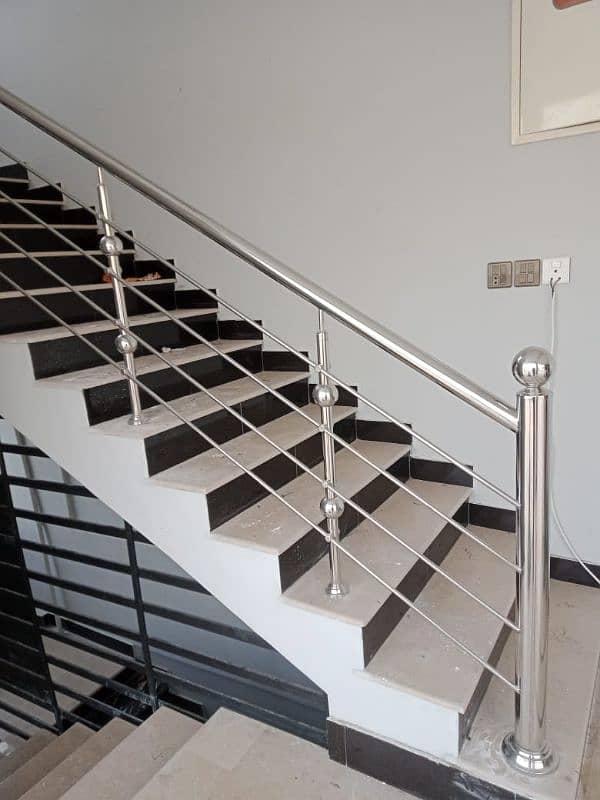 ss railing/glass railing/wood railing/decoration,Steel railing 0