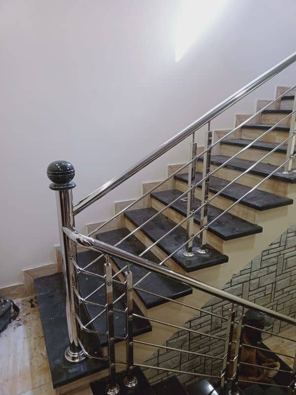 ss railing/glass railing/wood railing/decoration,Steel railing 2