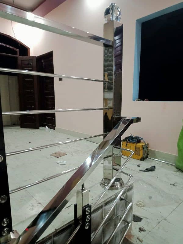 ss railing/glass railing/wood railing/decoration,Steel railing 4