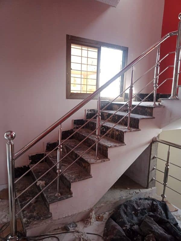 ss railing/glass railing/wood railing/decoration,Steel railing 6