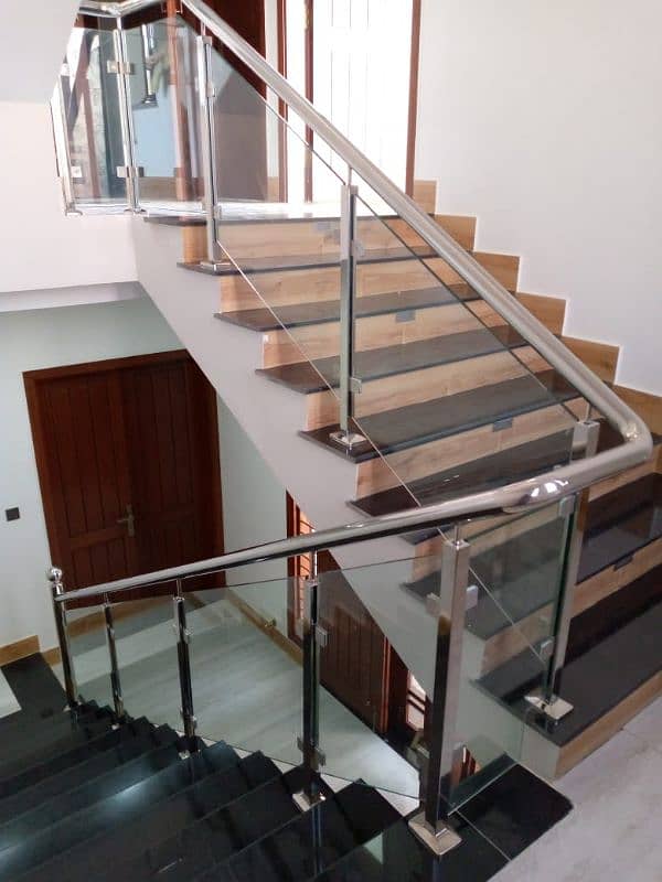 ss railing/glass railing/wood railing/decoration,Steel railing 12