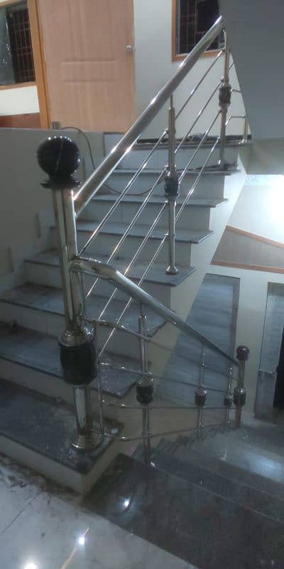 ss railing/glass railing/wood railing/decoration,Steel railing 18