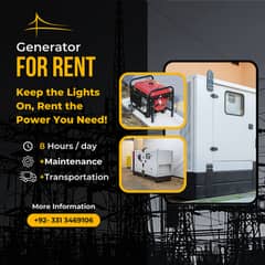 Generator on Rent