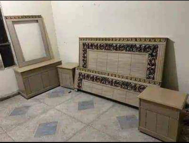 17000 king size bed 2 side table 6000  Dressing 13000 more 03140468141 12