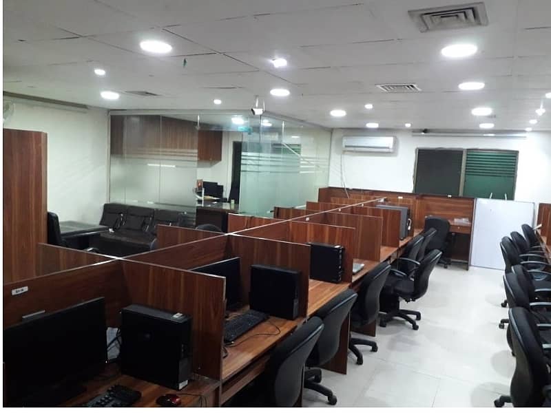 Fully Furnished Area 850 Square Feet Office Available For Rent Real Pictures In Main Boulevard Road Gulberg 3 Lahore 0